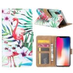 variatie FONU Book Telefoonhoesje Flamingo iPhone XS / X