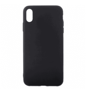 FONU Siliconen Backcover Smartphonehoesje iPhone XS Max – Zwart