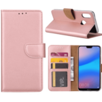 variatie FONU Booklet Cover Huawei P20 Lite – Rose Gold