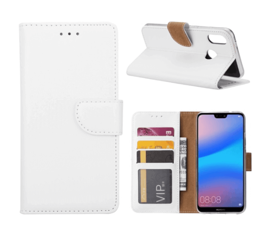 Boekmodelhoesje Huawei P20 Lite - Wit