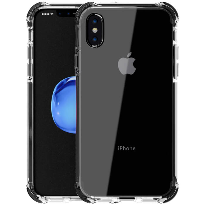 Livon+ Tactical Armor iPhone XS / X - Zwart/Transparant -1