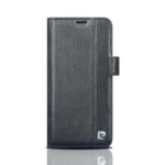 variatie Pierre Cardin Lederen Bookcover Samsung Galaxy S9 – Zwart