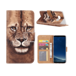 variatie FONU Book Cover Beschermhoesje Leeuw Samsung Galaxy S8