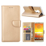 variatie Book Telefoonhoesje Motorola E5 – Goud