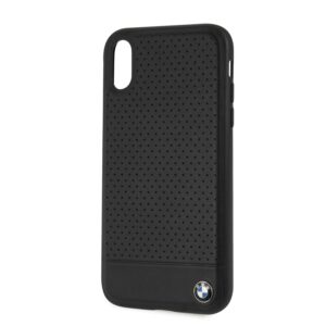 2_BMW-Perforated-Leather-Backcover-Hoesje-iPhone-XR-Zwart-3