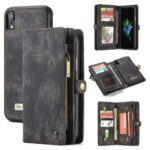 variatie Caseme vintage Wallet Case iPhone XR – Grijs