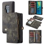 variatie CaseMe Vintage Luxe Portemonnee Huawei Mate 20 – Grijs