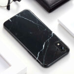 ESR Backcover Beschermhoesje Marble iPhone XR - Zwart