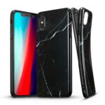 variatie ESR Back Cover Marmer iPhone XS Max – Zwart