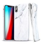 variatie ESR Back Cover Marmer iPhone XS Max – Wit