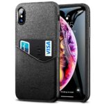 variatie ESR Achterkant Hoesje Metro Series iPhone XS / X – Zwart