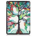 variatie Smart Hoes Dunne Case iPad 2017  / iPad 2018  – 9.7 inch – Painted Tree