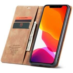 Caseme retro Book Case iPhone 11 Pro – Bruin