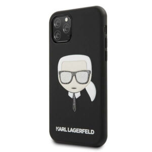 Karl Lagerfeld Iconic Boss Glitter iPhone 11 Pro - Zwart 1