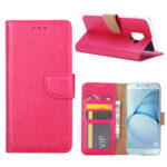 variatie FONU Booklet Hoesje Samsung A8 – Donkerroze