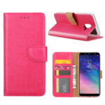 variatie FONU Book Cover Samsung A6 2018 (SM-A600) – Donkerroze