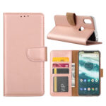 variatie FONU Booklet Case Motorola One – Rose Gold
