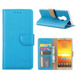 variatie Bookcase Telefoonhoesje Motorola E5 – Turquoise