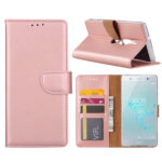 variatie FONU Book Cover Beschermhoesje Sony Xperia XZ2 – Rosegold