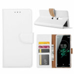 variatie FONU Book Cover Beschermhoesje Sony Xperia XZ3 – Wit