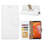variatie FONU Book Cover Beschermhoesje Nokia 3.1 Plus – Wit