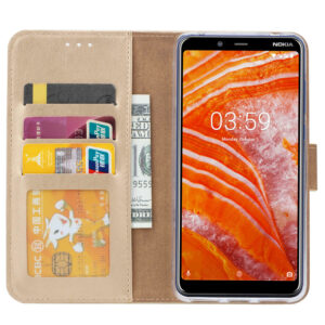 Boekmodelhoesje Nokia 3.1 Plus - Geelgoud
