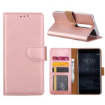 variatie FONU Bookcover Nokia 6.1 – Rose Goud