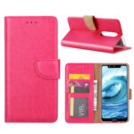 variatie FONU Booklet Cover Nokia 5.1 Plus – Donkerroze