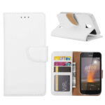 variatie FONU Book Cover Beschermhoesje Nokia 1 – Wit