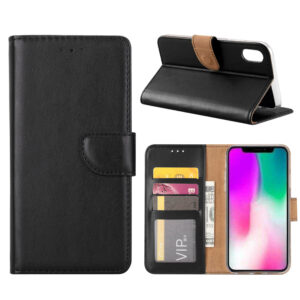 FONU Book Cover iPhone XS Max – Zwart