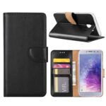 variatie FONU Bookcase Telefoonhoesje Samsung Galaxy J4 (SM-J400) – Zwart