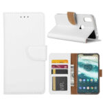 variatie FONU Bookcase Hoesje Motorola One – Wit