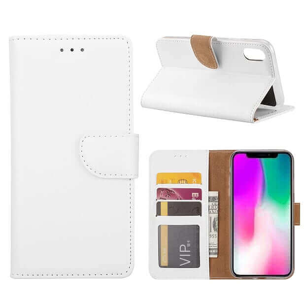 Boekmodelhoesje iPhone XR - Wit