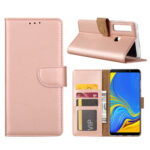 variatie FONU Bookcase Telefoonhoesje Samsung Galaxy A9 (2018) – Rosegold