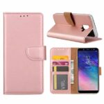 variatie FONU Book Smartphonehoesje Samsung Galaxy A6 2018 (SM-A600) – Rose Goud