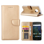 variatie FONU Book Telefoonhoesje Motorola G6 – Goud