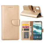 variatie FONU Booklet Case Motorola One – Goud