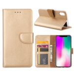 variatie FONU Bookcase Telefoonhoesje iPhone XR – Goud