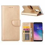 variatie FONU Telefoonboekje Samsung A6+ 2018 (SM-A605) – Goud