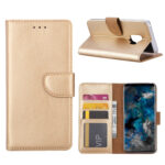 variatie FONU Book Cover Beschermhoesje Samsung Galaxy S9 – Goud