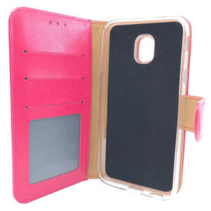 Boekmodel Hoesje Samsung Galaxy J5 (2017) - Donkerroze