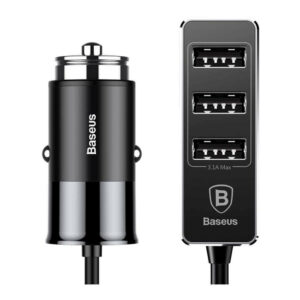 Baseus-4-USB-Ports-Car-Charger-With-Extended-Backseat-USB-Hub---Black_1