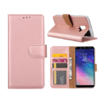 variatie FONU Bookcase Hoesje Samsung A6+ 2018 (SM-A605) – Rosé Goud