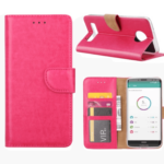 variatie FONU Boek Hoesje Motorola Moto Z3 Play – Donkerroze