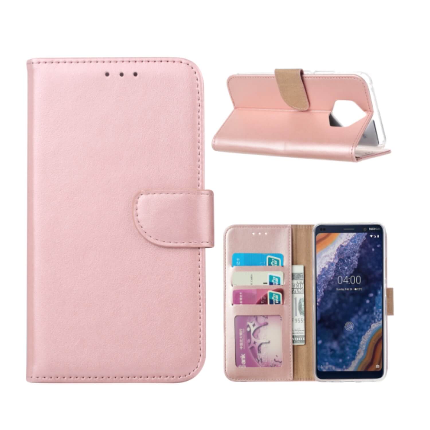 Boekmodelhoesje Nokia 9 PureView - Rosegoud