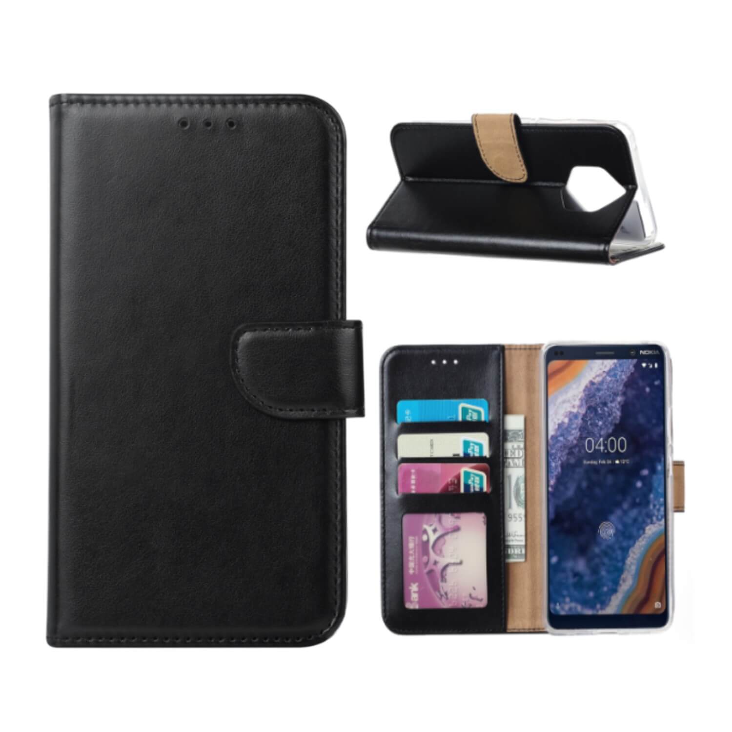 Boekmodelhoesje Nokia 9 PureView - Zwart