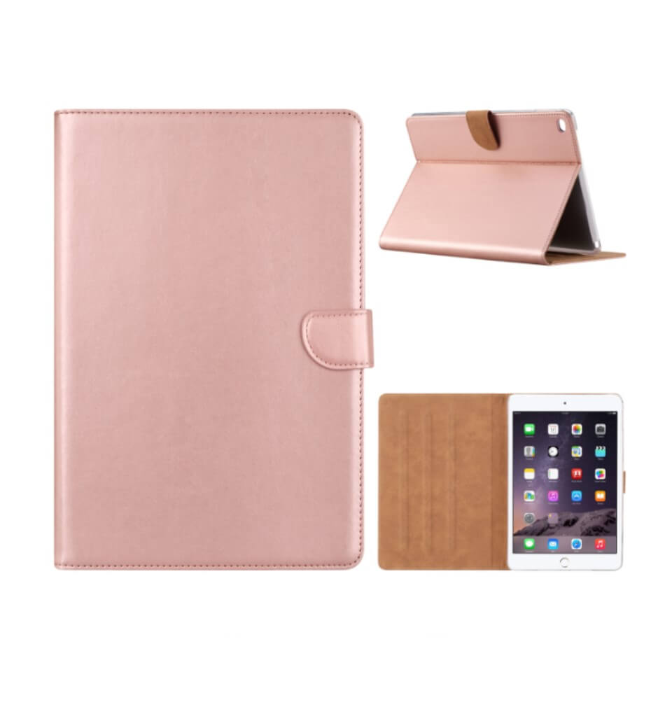 Boekmodelhoesje iPad Mini 123 - Roségoud