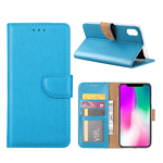 variatie FONU Book Telefoonhoesje iPhone Xs / X – Turquoise