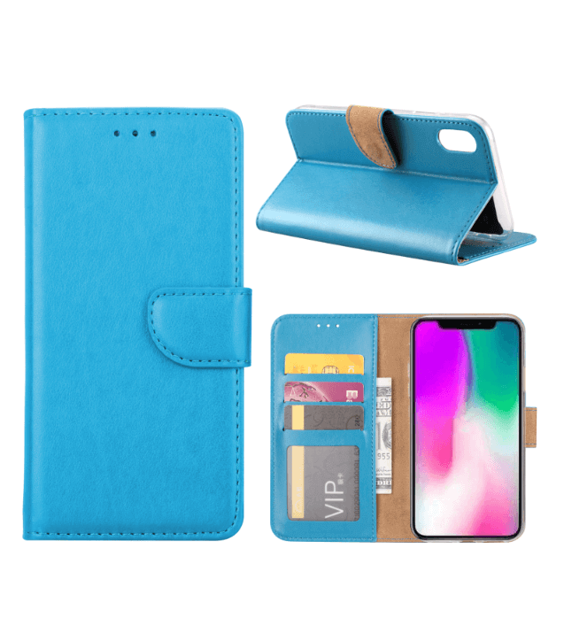 Boekmodelhoesje iPhone XR - Turqouise