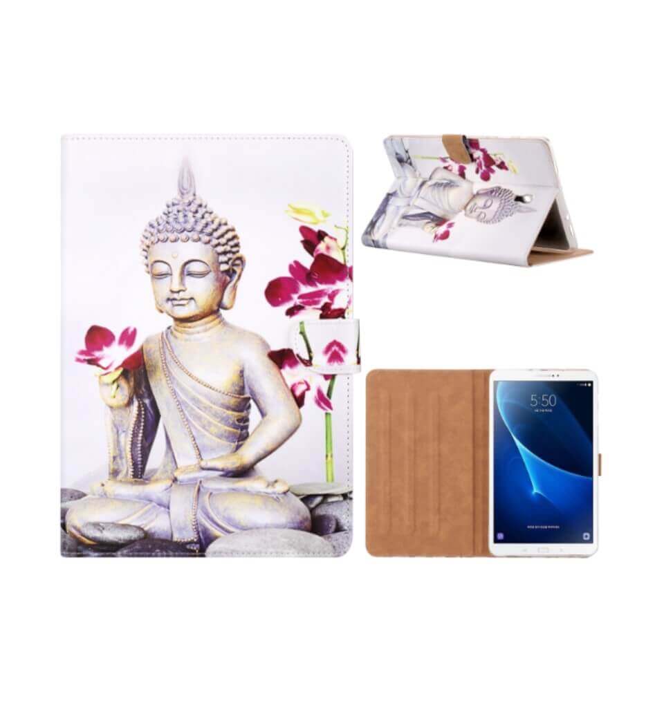 Buddha Boekmodelhoesje Samsung Galaxy Tab A 10.5 inch (2018)